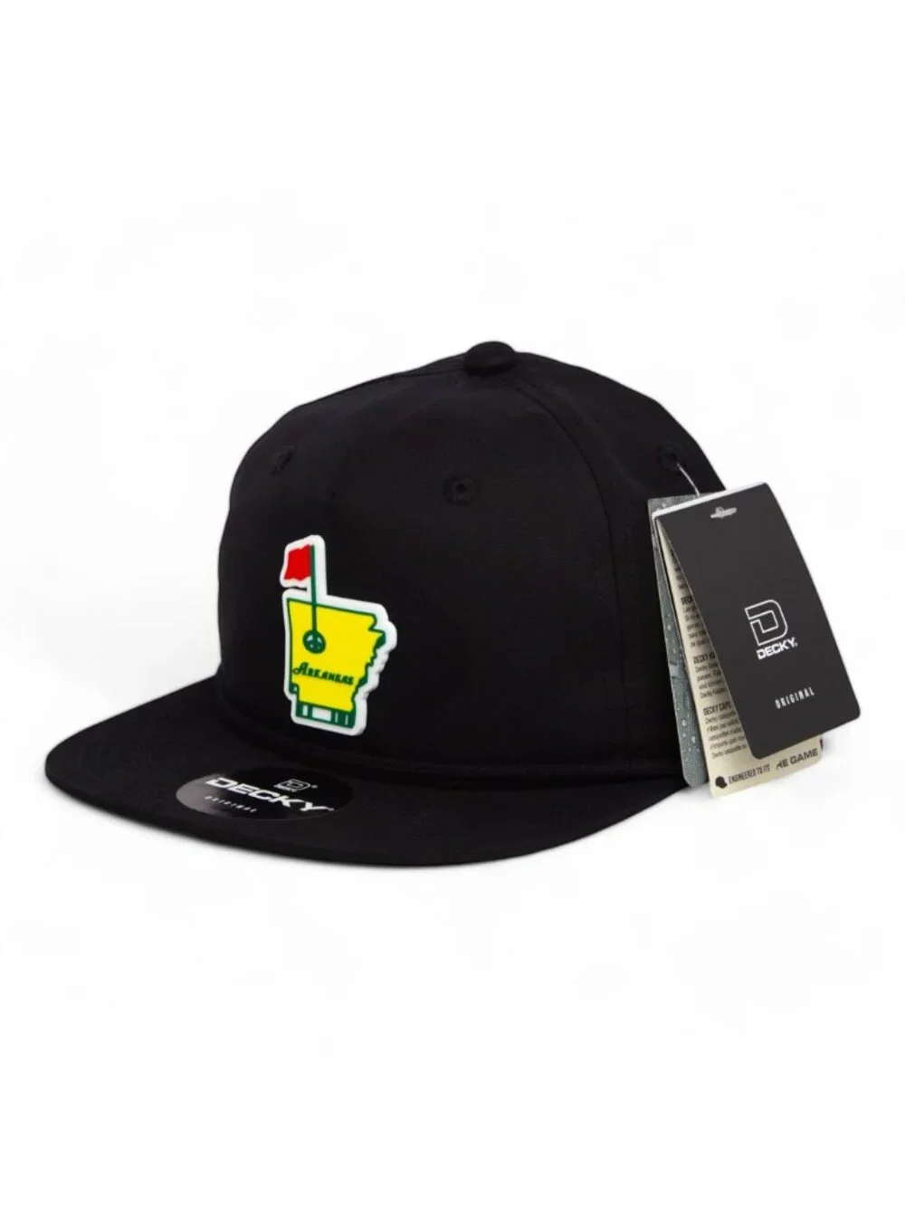 Arkansas Masters Golf 3D Classic Rope Hat- Black